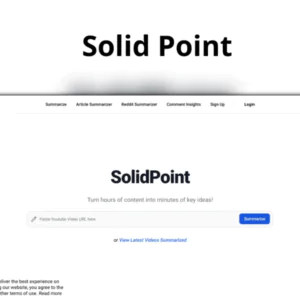 solidpoint |Description, Feature, Pricing and Competitors