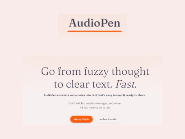 AudioPen | Description, Feature, Pricing and Competitors