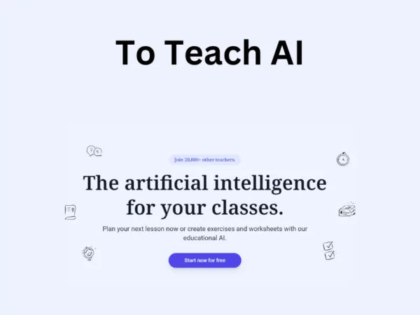 To Teach AI | Description, Feature, Pricing and Competitors