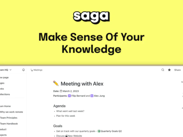 Saga AI | Description, Feature, Pricing and Competitors