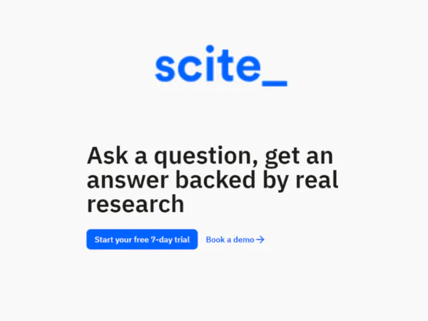 scite |Description, Feature, Pricing and Competitors