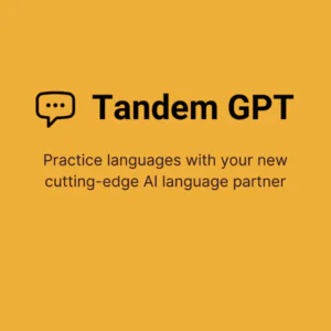Tandem GPT | Description, Feature, Pricing and Competitors