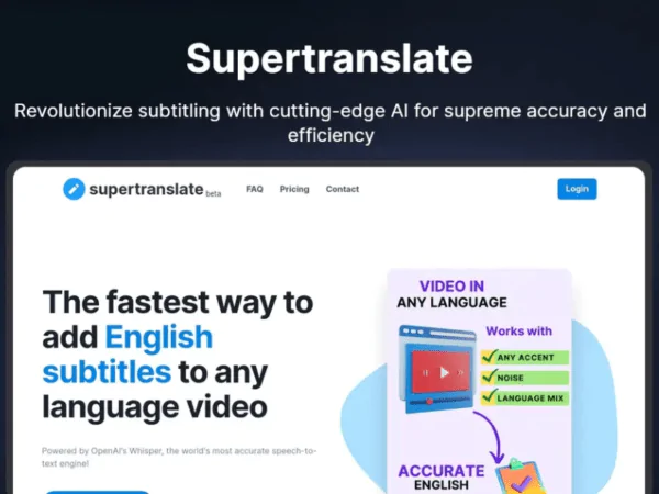 Supertranslate | Description, Feature, Pricing and Competitors