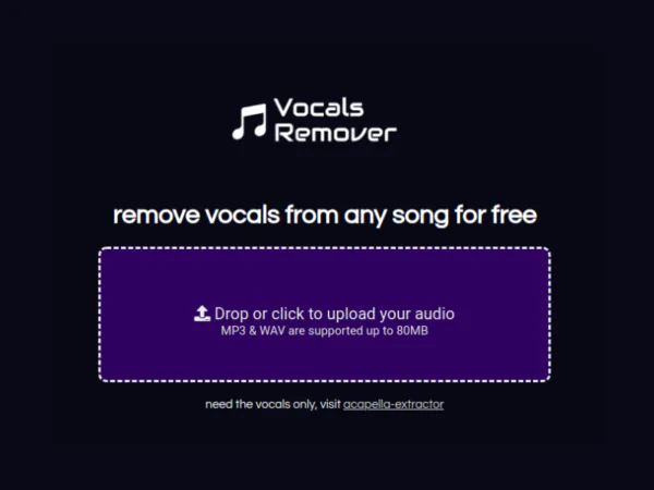 Vocal Remover |Description, Feature, Pricing and Competitors