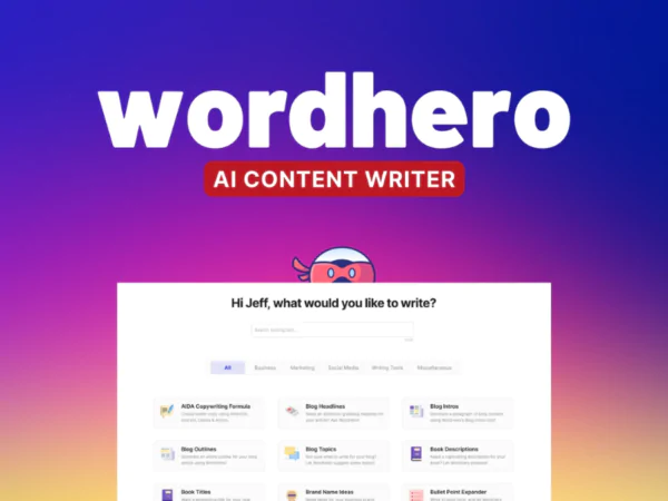WordHero | Description, Feature, Pricing and Competitors