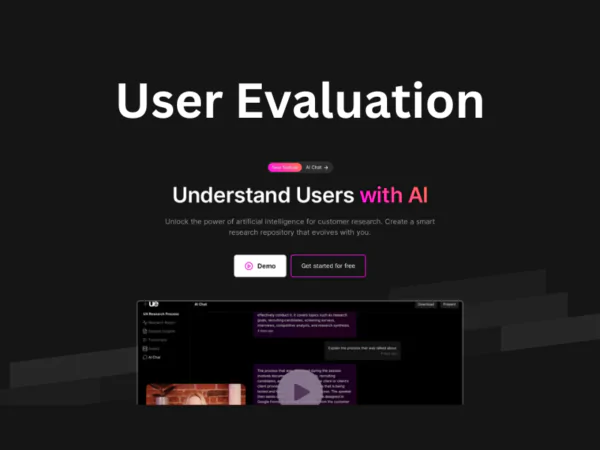 User Evaluation | Description, Feature, Pricing and Competitors