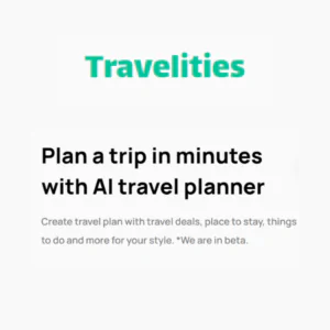 Travelities |Description, Feature, Pricing and Competitors