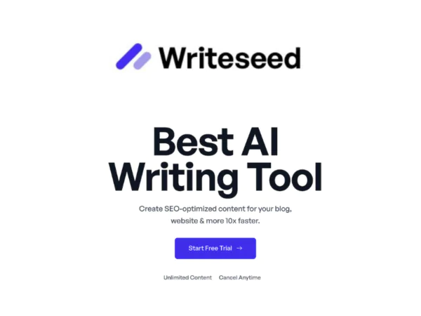 Writeseed |Description, Feature, Pricing and Competitors