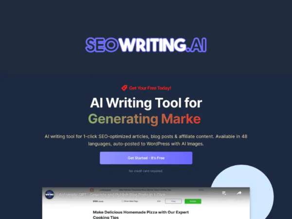 SEOWriting.AI | Description, Feature, Pricing and Competitors