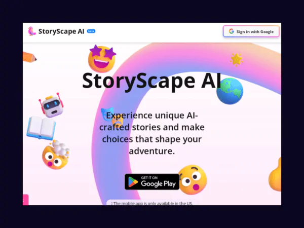StoryScape AI | Description, Feature, Pricing and Competitors