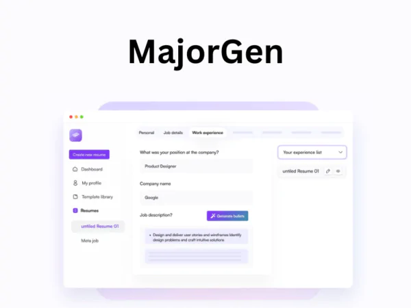 MajorGen |Description, Feature, Pricing and Competitors