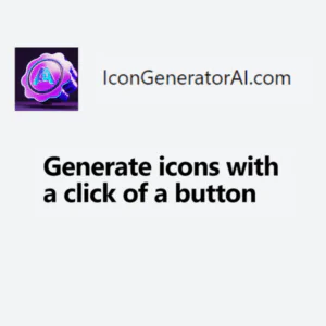 Icon Generator AI | Description, Feature, Pricing and Competitors
