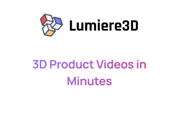 Lumier3D |Description, Feature, Pricing and Competitors