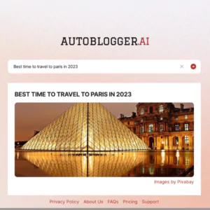 Autoblogger.ai | Description, Feature, Pricing and Competitors