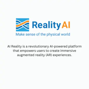 AI Reality | Description, Feature, Pricing and Competitors