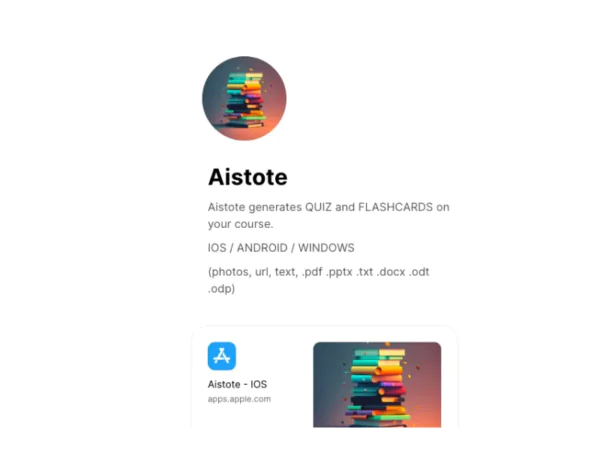 Aistote | Description, Feature, Pricing and Competitors