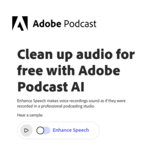 Adobe Podcast | Description, Feature, Pricing, and Competitors.
