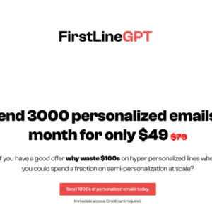 firstlineGPT | Description, Feature, Pricing and Competitors