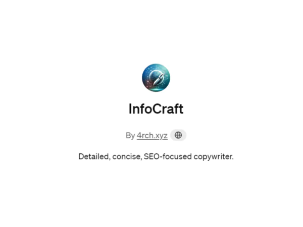 Infocraft | Description, Feature, Pricing and Competitors