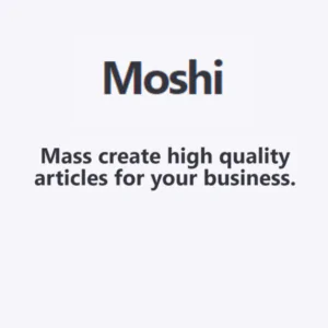 Moshi | Description, Feature, Pricing and Competitors