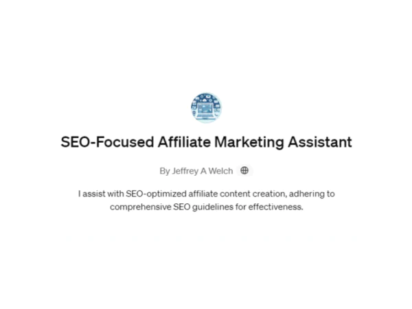 SEO-Focused Affiliate Marketing Assistant | Description, Feature, Pricing and Competitors