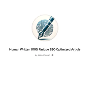 Human Written 100% Unique SEO Optimized Article | Description, Feature, Pricing and Competitors