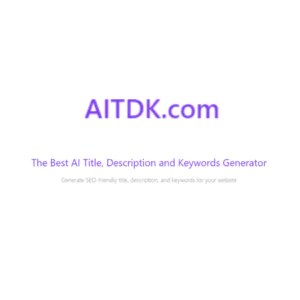 AITDK | Description, Feature, Pricing and Competitors