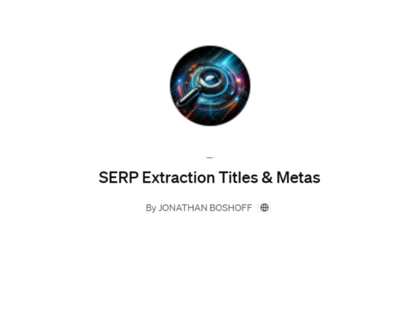 SERP Extraction Titles & Metas | Description, Feature, Pricing and Competitors