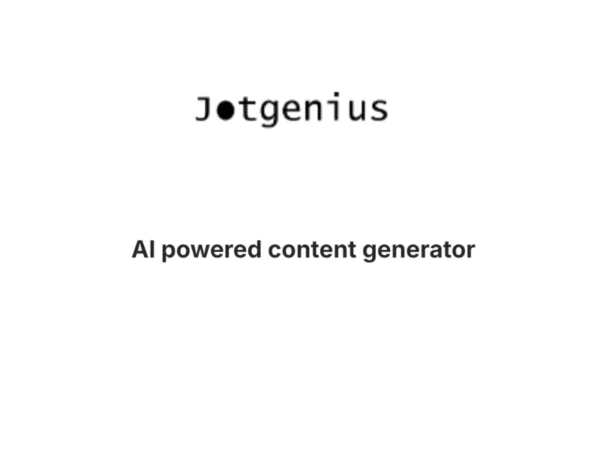 Jotgenius | Description, Feature, Pricing and Competitors