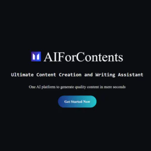 AI For Contents | Description, Feature, Pricing and Competitors