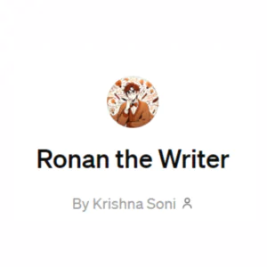 Ronan the Writer | Description, Feature, Pricing and Competitors