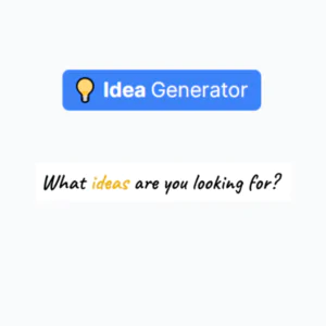 Idea Generator | Description, Feature, Pricing and Competitors